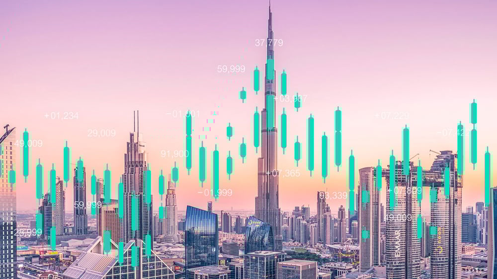 Middle East Futuristic Skyline